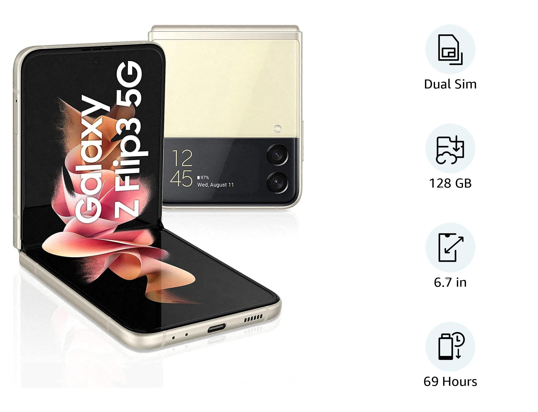 Samsung Galaxy Z Flip3 5G Smartphone Sim Free Android Folding